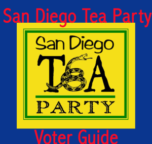 San Diego Tea Party Voter Guide